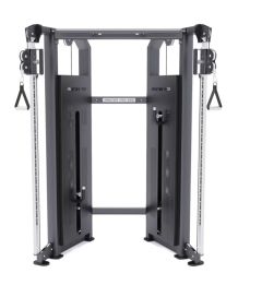 Functional Trainer X25 från Master – robust styrkemaskin med dubbla viktmagasin och aluminiumdetaljer.