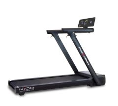 BH Fitness NYDO löpband i utfällt läge.