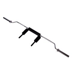 Master Fitness skivstång med handtag för safety squat – svart