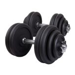 Byggbart Hantelset - 2 X 29,5kg Järn