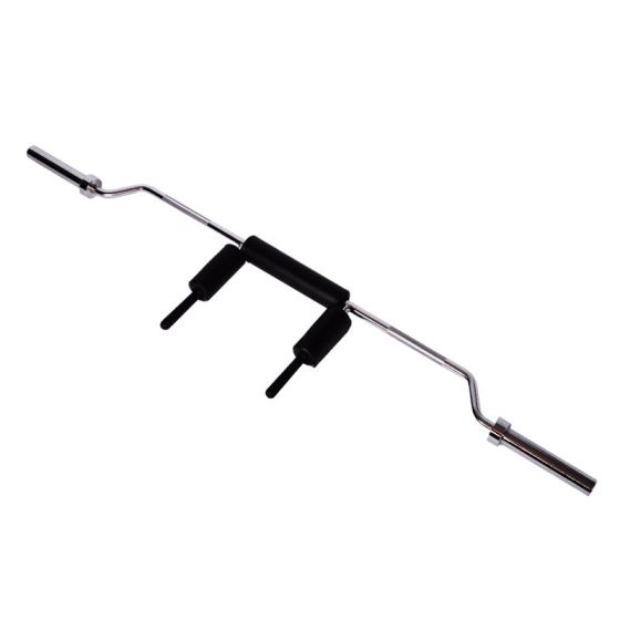 Master Fitness skivstång med handtag för safety squat – svart