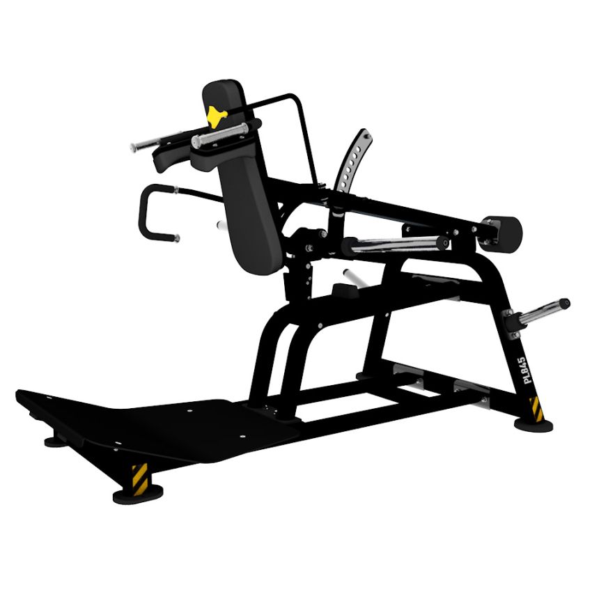 Super Squat-maskin PL845B från BH Fitness – robust benmaskin för effektiv och kontrollerad träning av lår och säte.